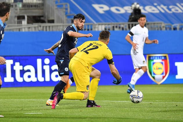 Alessio Cragno of Italy during Friendly match - Italy vs San Marino, friendly football match in Cagliari, Italy, May 28 2021  Copyright: xLiveMedia LuigixCanux xIPAx xLiveMediax 0
