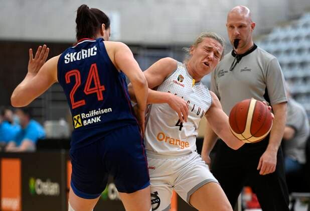 Basketball, Women, Test match, Belgium - Serbia