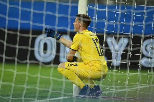 Alessio Cragno (Italy) during the Uefa European Championship, EM, Europameisterschaft 2020 Friendly match between Italy 7-0 San Marino at Sardegna Arena on May 28, 2021 in Cagliari, Italy. Noxthirdxpartyxsales  (161403847)