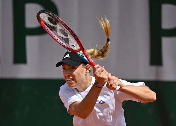 Tennis, French Open, Angelique Kerber practice