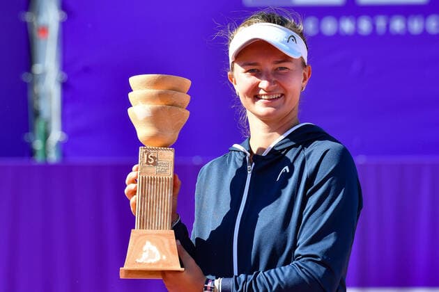 Internationaux de Strasbourg 2021 - Victoire de Barbora Krejcikova - Republique Tcheque Tennis : Internationaux de Strasbourg 2021 - France - chryslenecaillaud Panoramic 