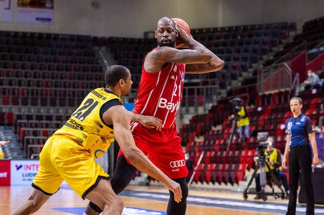 James Gist Bayern Muenchen 21 Tremmell Darden MHP RIESEN Ludwigsburg 21 1 Basketball Bundesliga easyCredit BBL MHP RIESEN Ludwigsburg Bayern Muenchen on 29 05 2021 in Ludwigsburg MHPArena , Baden Wuerttemberg, Germany Ludwigsburg 29 05 21 Basketball , 29 05 2021, Ludwigsburg Germany xpxsdx