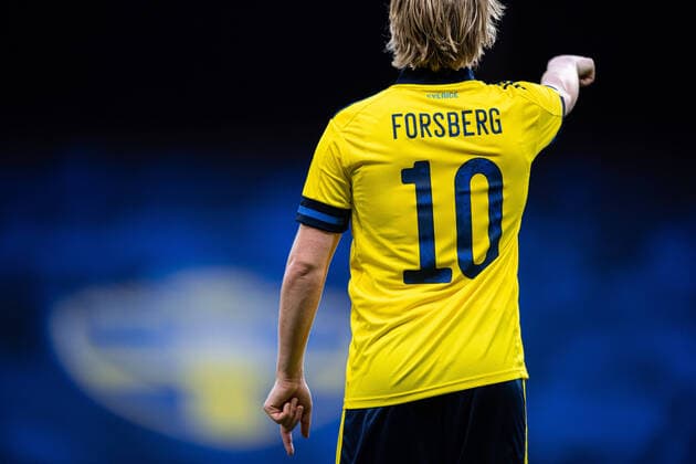 210529 Emil Forsberg of Sweden during the International Friendly, Länderspiel, Nationalmannschaft football match between Sweden and Finland on May 29, 2021 in Stockholm. Photo: Joel Marklund BILDBYRAN kod JM MT0180 bbeng fotboll football soccer fotball träningslandskamp landskamp international friendly sverige sweden sverige a finland *** 210529 Emil Forsberg of Sweden during the international friendly football match between Sweden and Finland on May 29, 2021 in Stockholm Photo Joel Marklund BILDBYRAN kod JM MT0180 bbeng fotboll football soccer fotball träningslandskamp landskamp international friendly sverige sweden sverige a finland,  Copyright: JOELxMARKLUND BB210529JM087