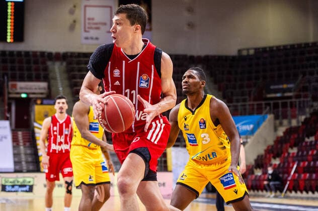 Vladimir Lucic Bayern Muenchen 11 Jaleen Smith MHP RIESEN Ludwigsburg 3 1 Basketball Bundesliga easyCredit BBL MHP RIESEN Ludwigsburg Bayern Muenchen on 29 05 2021 in Ludwigsburg MHPArena , Baden Wuerttemberg, Germany Ludwigsburg 29 05 21 Basketball , 29 05 2021, Ludwigsburg Germany xpxsdx