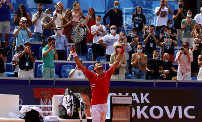 29.05.2021 Belgrade(Serbia) ATP, Tennis Herren Belgrade Open men s tennis singles final Novak Djokovic winner of the tournament :Str