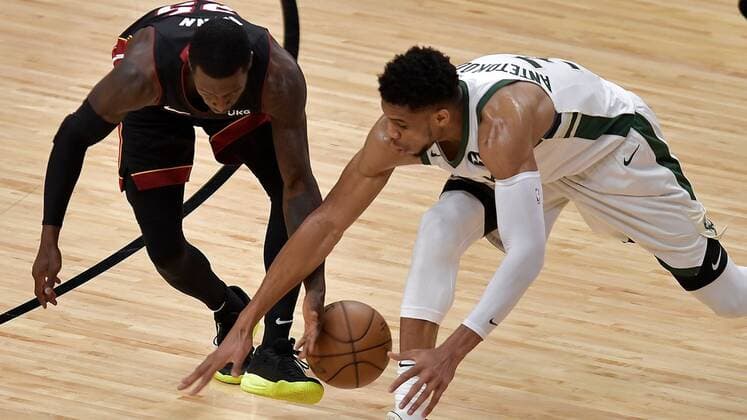Basketball, NBA, Playoffs, Miami Heat - Milwaukee Bucks