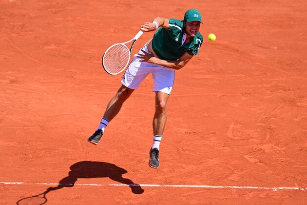 Gregoire Barrere (Fra) TENNIS : Internationaux de France Roland Garros 2021 - Paris - 30 05 2021 JBAutissier Panoramic 