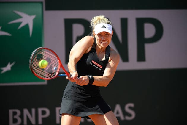 30 05 2021 Paris France, Tennis French Open Roland Garros 2021 v l , Angelique Kerber DEU , warming up, warm up before match up, training. Copyright: Foto:xHMBxMedia