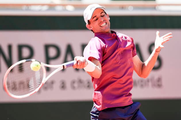 TENNIS - ATP, Tennis Herren French Open 2021 PARIS,FRANCE,30.MAY.20 - TENNIS - ATP World Tour, French Open, Roland Garros, Grand Slam. Image shows Dominic Thiem (AUT).  GEPAxpictures xPatrickxSteiner