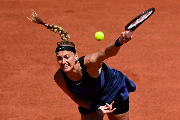 Petra Kvitova (Cze) TENNIS : Internationaux de France Roland Garros 2021 - Paris - 30 05 2021 JBAutissier Panoramic 