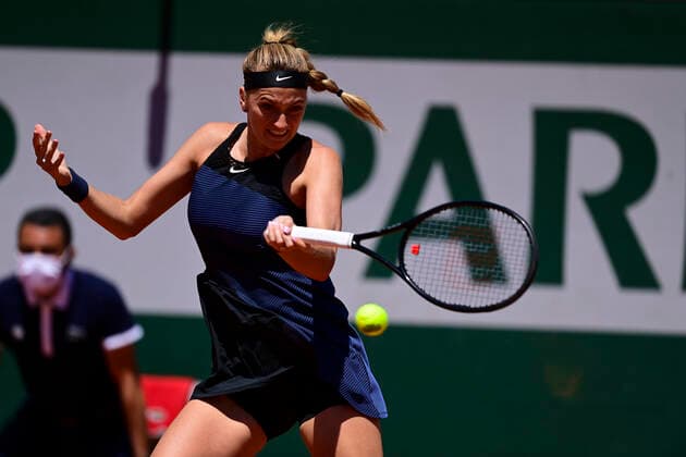 Petra Kvitova (Cze) TENNIS : Internationaux de France Roland Garros 2021 - Paris - 30 05 2021 JBAutissier Panoramic 