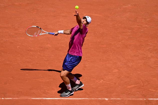 Dominic Thiem (Aut) TENNIS : Internationaux de France Roland Garros 2021 - Paris - 30 05 2021 JBAutissier Panoramic 