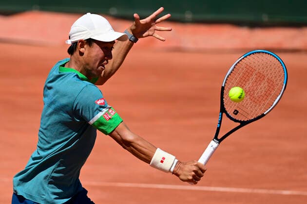 Kei Nishikori (jpn) TENNIS : Internationaux de France Roland Garros 2021 - Paris - 30 05 2021 JBAutissier Panoramic 