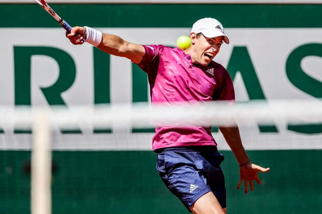 TENNIS - ATP, Tennis Herren French Open 2021 PARIS,FRANCE,30.MAY.20 - TENNIS - ATP World Tour, French Open, Roland Garros, Grand Slam. Image shows Dominic Thiem (AUT).  GEPAxpictures xPatrickxSteiner