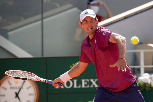 Dominic Thiem AUT Tennis French Open 2021 Grand Slam Roland Garros Paris France 30 May 2021 Copyright: xJuergenxHasenkopfx