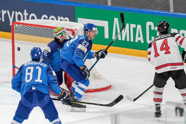 May 30, 2021, Riga, Latvia: Riga, Latvia, Arena Riga, May 30, 2021, Fazio (Italy) during World Championship, WM, Weltmeisterschaft 2021 - Italy vs Canada - Ice hockey, Eishockey Ice Hockey - World Championship 2021 - Italy vs Canada, riga, Latvia - ZUMAl164 20210530_zsa_l164_065 Copyright: xAndreaxRex