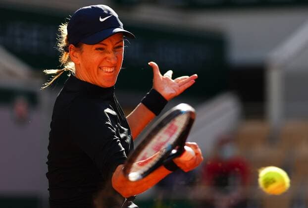 Mandatory Credit: Photo by Javier Garcia BPI Shutterstock (11977037mp) Victoria Azarenka during her first round match French Open Tennis, Day One, Roland Garros, Paris, France - 30 May 2021 French Open Tennis, Day One, Roland Garros, Paris, France - 30 May 2021  Copyright: xJavierxGarcia BPI Shutterstockx 11977037mp