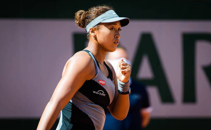 May 30, 2021: Naomi Osaka of Japan in action during the first round of the 2021 Roland Garros Grand Slam Tournament against Patricia Maria Tig of Romania - ZUMAa181 20210530_zaa_a181_011 Copyright: xRobxPrangex