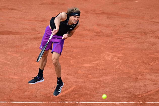 Alexander Zverev (Ger) TENNIS : Internationaux de France Roland Garros 2021 - Paris - 30 05 2021 JBAutissier Panoramic 