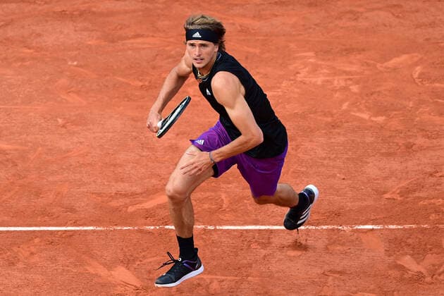 Alexander Zverev (Ger) TENNIS : Internationaux de France Roland Garros 2021 - Paris - 30 05 2021 JBAutissier Panoramic 