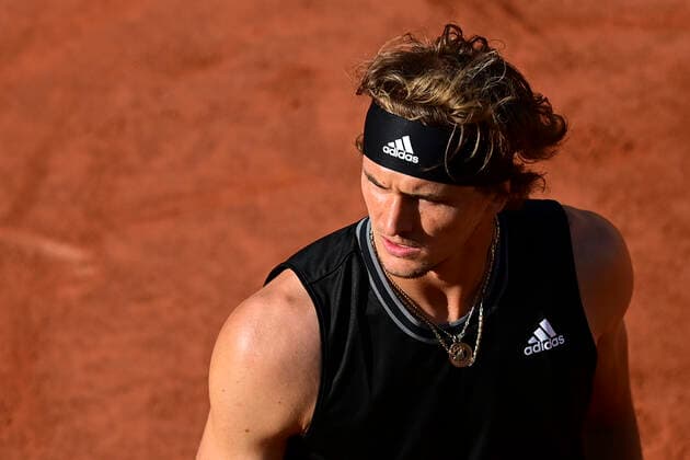 Alexander Zverev (Ger) TENNIS : Internationaux de France Roland Garros 2021 - Paris - 30 05 2021 JBAutissier Panoramic 