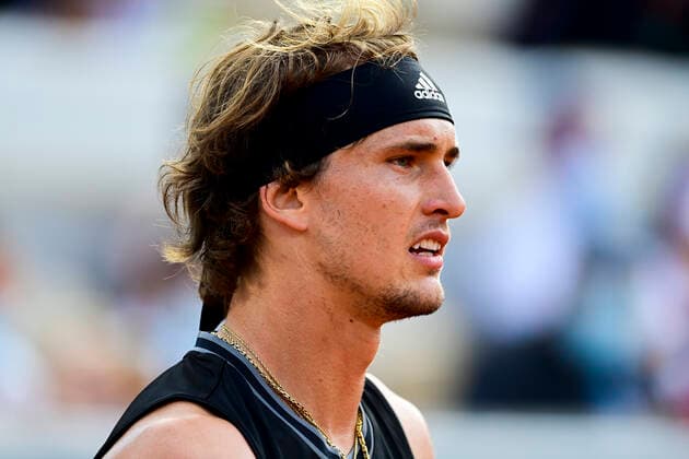 Alexander Zverev (Ger) TENNIS : Internationaux de France Roland Garros 2021 - Paris - 30 05 2021 JBAutissier Panoramic 
