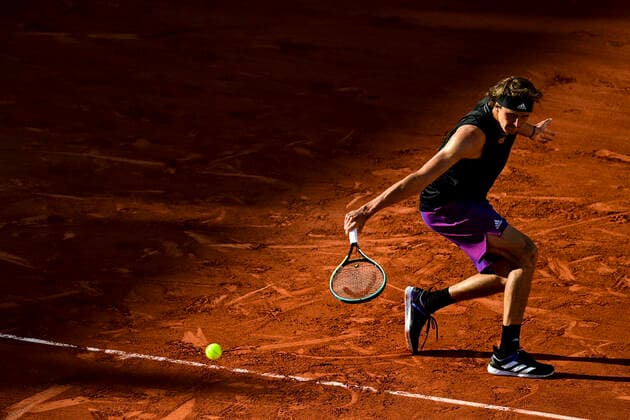 Alexander Zverev (Ger) TENNIS : Internationaux de France Roland Garros 2021 - Paris - 30 05 2021 JBAutissier Panoramic 