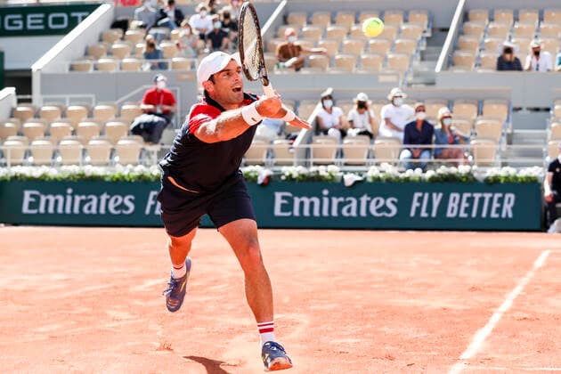 TENNIS - ATP, Tennis Herren French Open 2021 PARIS,FRANCE,30.MAY.20 - TENNIS - ATP World Tour, French Open, Roland Garros, Grand Slam. Image shows Pablo Andujar (ESP).  GEPAxpictures xPatrickxSteiner