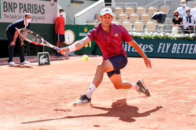 TENNIS - ATP, Tennis Herren French Open 2021 PARIS,FRANCE,30.MAY.20 - TENNIS - ATP World Tour, French Open, Roland Garros, Grand Slam. Image shows Dominic Thiem (AUT).  GEPAxpictures xPatrickxSteiner