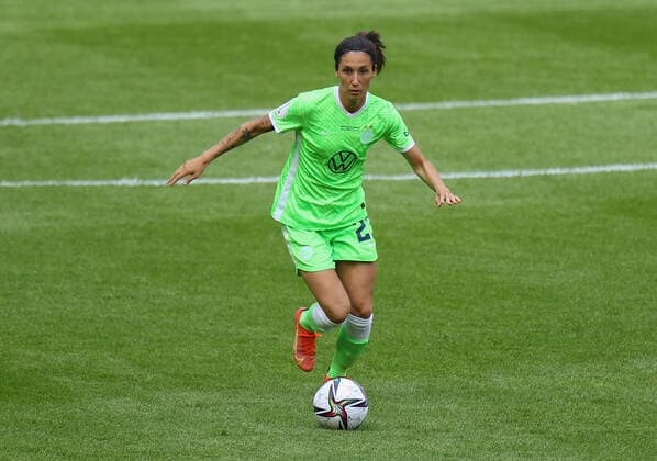 31 05 2021, xdcx, Football Women DFB Cup Final 2021 in Cologne, Eintracht Frankfurt VfL Wolfsburg, Rhein Energie Stadion, v l , Sara Doorsoun VfL Wolfsburg DFL DFB REGULATES PROHIBIT ANY USE OF PHOTOGRAPHS AS IMAGE SEQUENCES AND OR QUASI VIDEO Copyright: HMBxMedia Claus