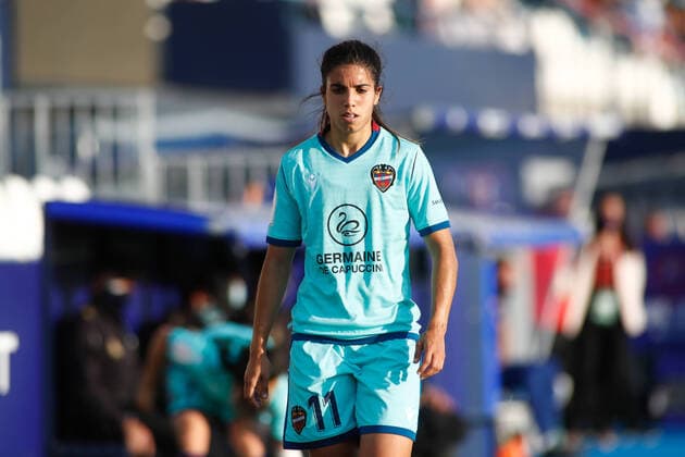 May 30, 2021, LEGANES, MADRID, SPAIN: Alba Redondo of Levante looks on during the spanish women cup, Copa de la Reina, Final football match played between FC Barcelona, Barca and Levante UD at Butarque stadium on May 30, 2021 in Leganes, Madrid, Spain. LEGANES SPAIN - ZUMAa181 20210530_zaa_a181_150 Copyright: xOscarxJ.xBarrosox