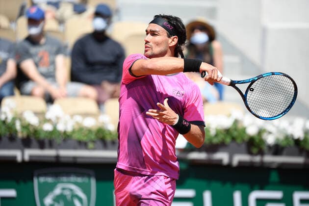 30 05 2021 Paris France, Tennis French Open Roland Garros 2021 v l , Fabio Fognini ITA Copyright: Foto:xHMBxMedia