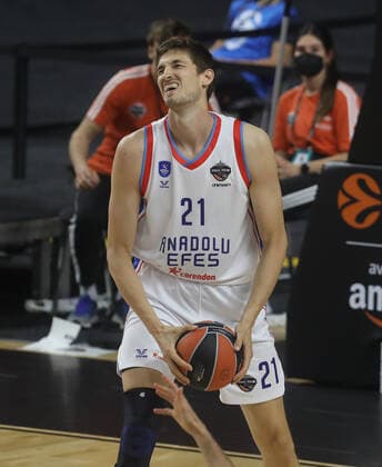 Basketball Turkish Airlines EuroLeague Final FC Barcelona Anadolu Efes Istanbul Lanxess Arena Cologne Germany 30 05 2021 Tibor Pleiss Anadolu Efes Istanbul