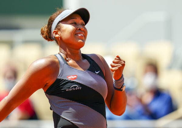 Mandatory Credit: Photo by Javier Garcia BPI Shutterstock (11977037qj) Naomi Osaka during her first round match French Open Tennis, Day One, Roland Garros, Paris, France - 30 May 2021 French Open Tennis, Day One, Roland Garros, Paris, France - 30 May 2021  Copyright: xJavierxGarcia BPI Shutterstockx 11977037qj