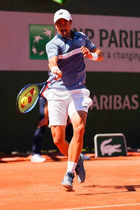 Mandatory Credit: Photo by Javier Garcia BPI Shutterstock (11977038x) Steve Johnson during his first round match French Open Tennis, Day Two, Roland Garros, Paris, France - 31 May 2021 French Open Tennis, Day Two, Roland Garros, Paris, France - 31 May 2021  Copyright: xJavierxGarcia BPI Shutterstockx 11977038x