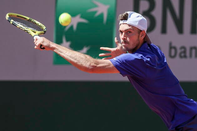 TENNIS - French Open 2021 PARIS,FRANCE,31.MAY.21 - TENNIS - ATP, Tennis Herren World Tour, French Open, Roland Garros, Grand Slam. Image shows Maximilian Marterer (GER).  GEPAxpictures xPatrickxSteiner