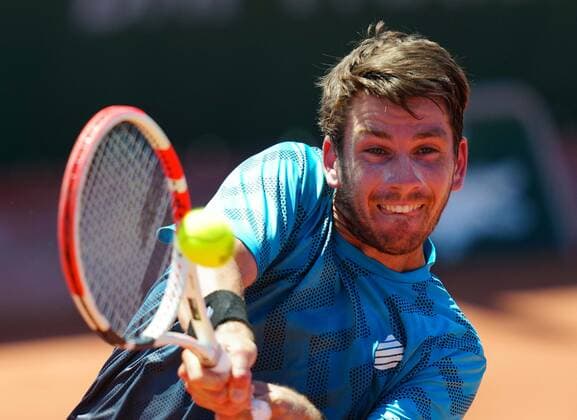 Mandatory Credit: Photo by Javier Garcia BPI Shutterstock (11977038da) Cameron Norrie durting his first round match French Open Tennis, Day Two, Roland Garros, Paris, France - 31 May 2021 French Open Tennis, Day Two, Roland Garros, Paris, France - 31 May 2021  Copyright: xJavierxGarcia BPI Shutterstockx 11977038da