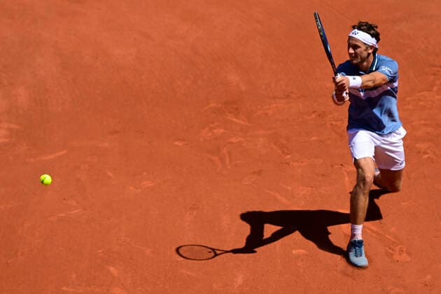 Casper Ruud (Nor) TENNIS : Internationaux de France Roland Garros 2021 - Paris - 31 05 2021 JBAutissier Panoramic 