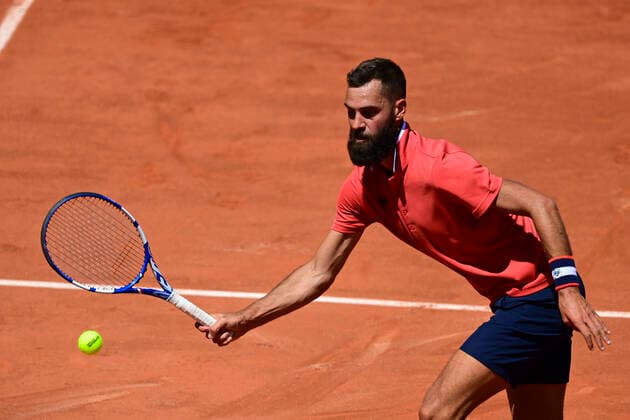 Benoit Paire (Fra) TENNIS : Internationaux de France Roland Garros 2021 - Paris - 31 05 2021 JBAutissier Panoramic 