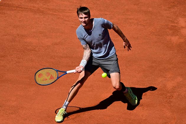 Alexander Bulbik (Kaz) TENNIS : Internationaux de France Roland Garros 2021 - Paris - 31 05 2021 JBAutissier Panoramic 