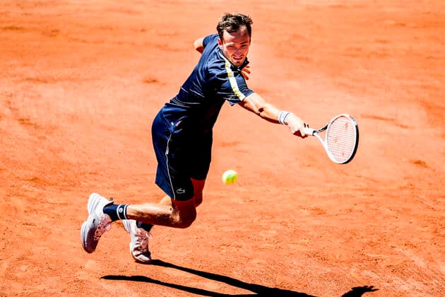 TENNIS - French Open 2021 PARIS,FRANCE,31.MAY.21 - TENNIS - ATP, Tennis Herren World Tour, French Open, Roland Garros, Grand Slam. Image shows Daniil Medvedev (RUS).  GEPAxpictures xPatrickxSteiner