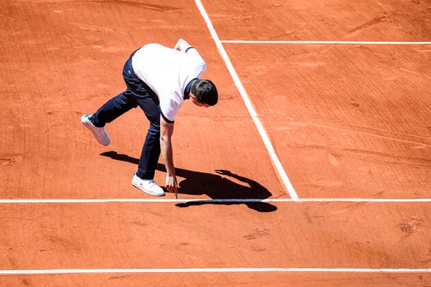 TENNIS - French Open 2021 PARIS,FRANCE,31.MAY.21 - TENNIS - ATP, Tennis Herren World Tour, French Open, Roland Garros, Grand Slam. Image shows the chair umpire.  GEPAxpictures xPatrickxSteiner