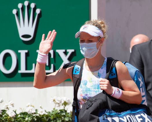 Laura Siegemund GER enters court Suzanne Lenglen, start of match Tennis French Open 2021 Grand Slam Roland Garros Paris France 31 May 2021 Copyright: xJuergenxHasenkopfx