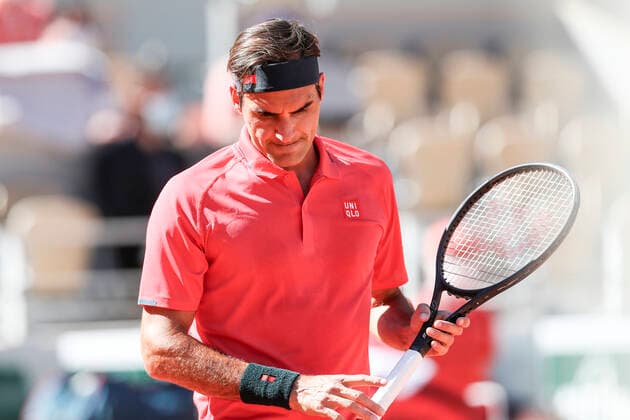 TENNIS - French Open 2021 PARIS,FRANCE,31.MAY.21 - TENNIS - ATP, Tennis Herren World Tour, French Open, Roland Garros, Grand Slam. Image shows Roger Federer (SUI).  GEPAxpictures xPatrickxSteiner