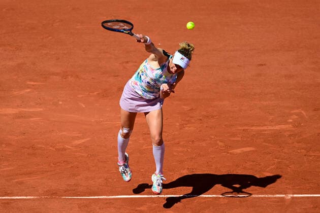 Laura Siegemund (Ger) TENNIS : Internationaux de France Roland Garros 2021 - Paris - 31 05 2021 JBAutissier Panoramic 