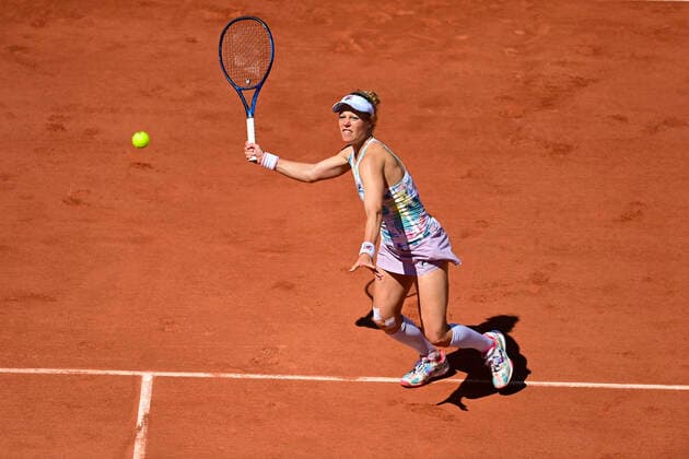 Laura Siegemund (Ger) TENNIS : Internationaux de France Roland Garros 2021 - Paris - 31 05 2021 JBAutissier Panoramic 