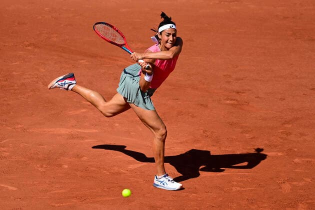 Caroline Garcia (Fra) TENNIS : Internationaux de France Roland Garros 2021 - Paris - 31 05 2021 JBAutissier Panoramic 