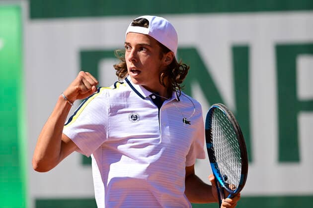 Arthur Cazaux (Fra) TENNIS : Internationaux de France Roland Garros 2021 - Paris - 31 05 2021 JBAutissier Panoramic 