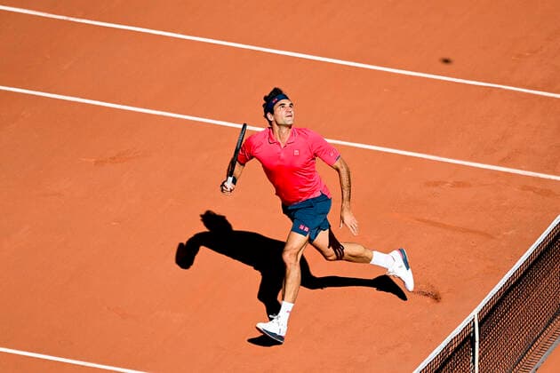 Roger Federer (Sui) TENNIS : Internationaux de France Roland Garros 2021 - Paris - 31 05 2021 JBAutissier Panoramic 