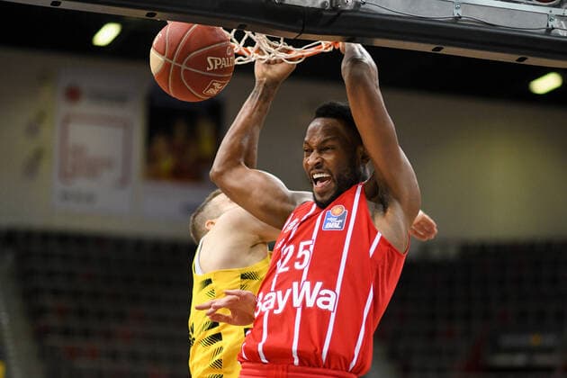 JaJuan Johnson FC Bayern Muenchen Basketball at the basket, GER, MHP Riesen Ludwigsburg vs FC Bayern Muenchen, 31 05 2021, Play Off Semi Final Game 2, easycredit Basketball Bundesliga, Season 2020 2021 GER, MHP Riesen Ludwigsburg vs FC Bayern Muenchen, 31 05 2021, Play Off Semi Final Game 2, easycredit Basketball Bundesliga, Season 2020 2021 Ludwigsburg Copyright: xEibnerxPressefoto MichaelxMemmlerx EP_MMR